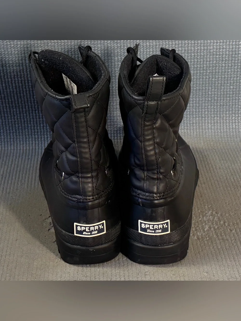 Sperry Top-Sider Women's Gosling Quilted Duck Boots Size 9